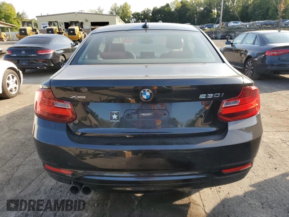 2017 BMW 2 Series 230i xDrive with VIN WBA2H9C37H7A25850, listed as a Copart auction lot 71543504 with 94,976 mi miles and Salvage Title. Bid and sale history available at carsss.com. Image 6.