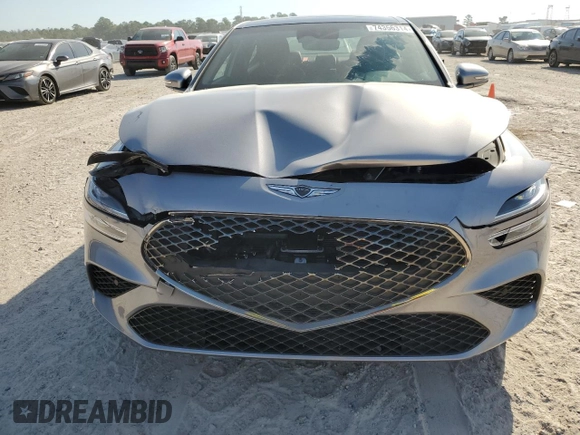 2024 Genesis G70 2.5T with VIN KMTG34SC1RU136889, listed as a Copart auction lot 74356314 with 9,158 mi miles and Salvage Title. Bid and sale history available at carsss.com. Image 5.