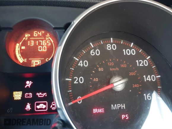 2009 Nissan Rogue SL with VIN JN8AS58T39W058077, listed as a IAAI auction lot 41311692 with 131,765 mi miles and . Bid and sale history available at DreamBid. Image 7.