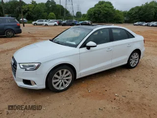 2017 Audi A3 Premium z VIN WAUB8GFF1H1027619, wystawiony jako Copart lot #58690175 z przebiegiem 50 364 mil mil oraz Szkoda całkowita • Salvage title. Historia ofert i sprzedaży dostępna na DreamBid. Obrazek 1.