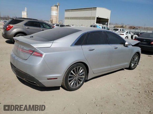 2017 Lincoln MKZ Select with VIN 3LN6L5C91HR608187, listed as a Copart auction lot 48744135 with 115,744 mi miles and Salvage title. Bid and sale history available at DreamBid. Image 3.