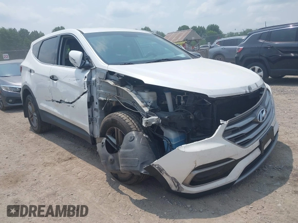 2017 Hyundai Santa Fe 2.4L with VIN 5XYZTDLB0HG383382, listed as a IAAI auction lot 42433450 with 136,610 mi miles and . Bid and sale history available at DreamBid. Image 6.