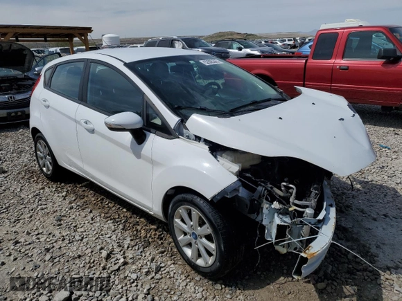 2013 Ford Fiesta SE with VIN 3FADP4EJ6DM114017, listed as a Copart auction lot 52605365 with 174,521 mi miles and Salvage Title. Bid and sale history available at carsss.com. Image 4.