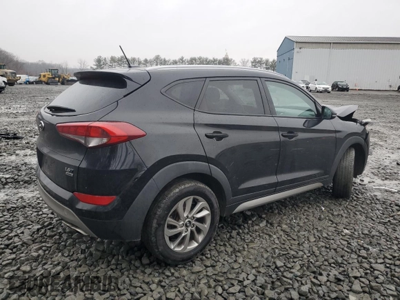 2017 Hyundai Tucson Value with VIN KM8J3CA25HU296615, listed as a Copart auction lot 43335455 with 96,610 mi miles and Salvage Title. Bid and sale history available at carsss.com. Image 3.
