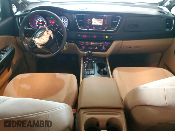 2016 Kia Sedona LX with VIN KNDMB5C13G6172544, listed as a Copart auction lot 47193565 with 101,044 mi miles and Salvage Title. Bid and sale history available at carsss.com. Image 8.