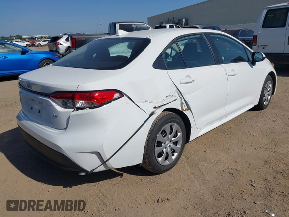 2025 Toyota Corolla LE z VIN 5YFB4MDE2SP274691, wystawiony jako IAAI lot #42017890 z przebiegiem 2 738 mil mil oraz . Historia ofert i sprzedaży dostępna na DreamBid. Obrazek 4.
