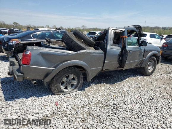 2005 Ford Ranger XLT with VIN 1FTZR45E35PA28995, listed as a Copart auction lot 52627105 with Not provided miles and Salvage title. Bid and sale history available at DreamBid. Image 3.