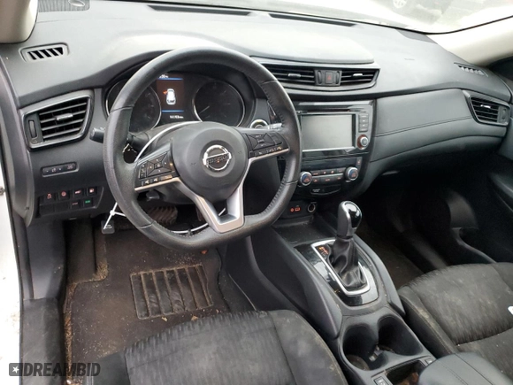 2019 Nissan Rogue SV with VIN KNMAT2MT6KP511895, listed as a Copart auction lot 43201645 with 141,103 mi miles and Salvage Title. Bid and sale history available at carsss.com. Image 8.