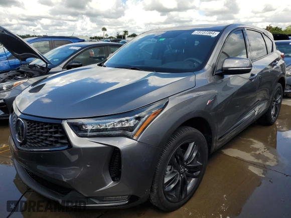 2022 Acura RDX w/A-Spec Package with VIN 5J8TC1H64NL002845, listed as a Copart auction lot 73737364 with 24,140 mi miles and Non Repairable. Bid and sale history available at carsss.com. Image 1.