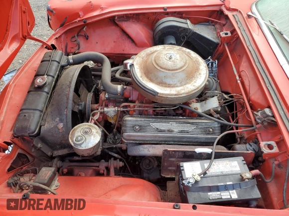1956 Ford Thunderbird with VIN P6FH249214, listed as a Copart auction lot 72166474 with 91,315 mi miles and Clean Title. Bid and sale history available at DreamBid. Image 11.