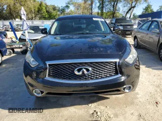2017 Infiniti QX70 with VIN JN8CS1MU3HM142135, listed as a Copart auction lot 48859215 with 127,990 mi miles and Clean Title. Bid and sale history available at DreamBid. Image 5.