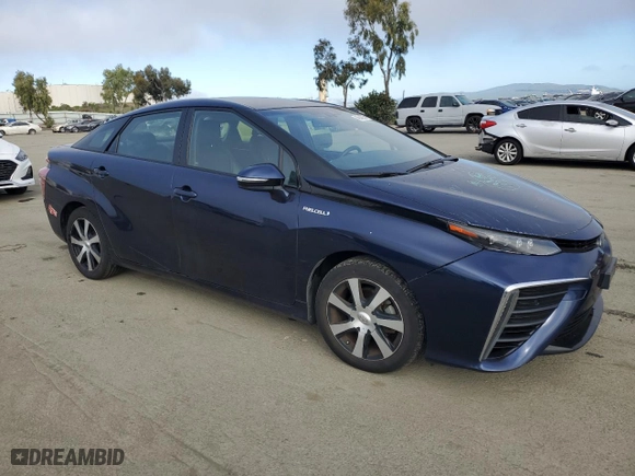 2017 Toyota Mirai with VIN JTDBVRBD3HA002734, listed as a Copart auction lot 46242735 with NaN miles and Salvage Title. Bid and sale history available at carsss.com. Image 4.