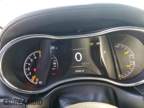2019 Jeep Grand Cherokee Overland with VIN 1C4RJFCG9KC569575, listed as a Copart auction lot 48952875 with 87,053 mi miles and Salvage Title. Bid and sale history available at carsss.com. Image 9.