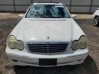2004 Mercedes-Benz C 230 Kompressor with VIN WDBRF40J04F548247, listed as a Copart auction lot 58189555 with 80,351 mi miles and Salvage title. Bid and sale history available at DreamBid. Image 5.
