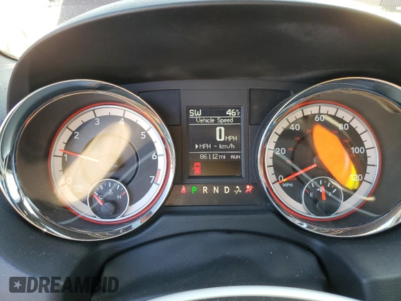 2017 Dodge Grand Caravan GT with VIN 2C4RDGEG8HR596504, listed as a Copart auction lot 87267074 with 86,112 mi miles and Salvage Title. Bid and sale history available at DreamBid. Image 9.