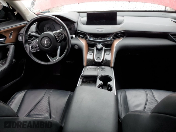 2021 Acura TLX Technology with VIN 19UUB5F42MA008752, listed as a Copart auction lot 51679665 with Not provided miles and Salvage title. Bid and sale history available at DreamBid. Image 8.