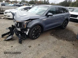 2025 Kia Sorento EX z VIN 5XYRH4JF7SG320925, wystawiony jako Copart lot #87571375 z przebiegiem 4 552 mil mil oraz Nie do naprawy • Non repairable. Historia ofert i sprzedaży dostępna na DreamBid. Obrazek 1.