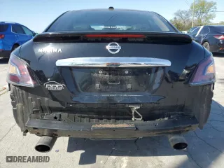 2014 Nissan Maxima 3.5 SV with VIN 1N4AA5AP8EC461825, listed as a Copart auction lot 52030165 with 120,783 mi miles and Salvage Title. Bid and sale history available at carsss.com. Image 6.