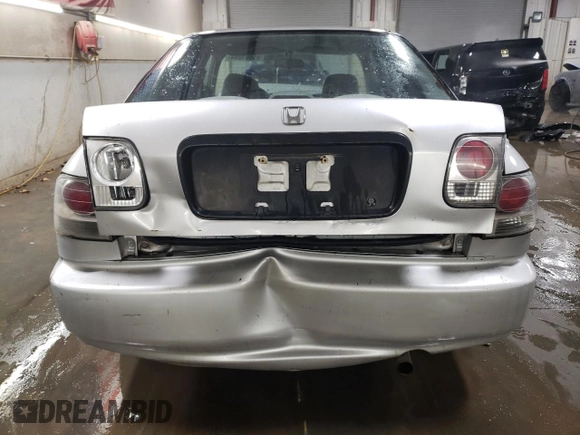 1996 Honda Civic LX "O" w/Air with VIN 2HGEJ6672TH544494, listed as a Copart auction lot 85801094 with 183,647 mi miles and Salvage Title. Bid and sale history available at carsss.com. Image 6.