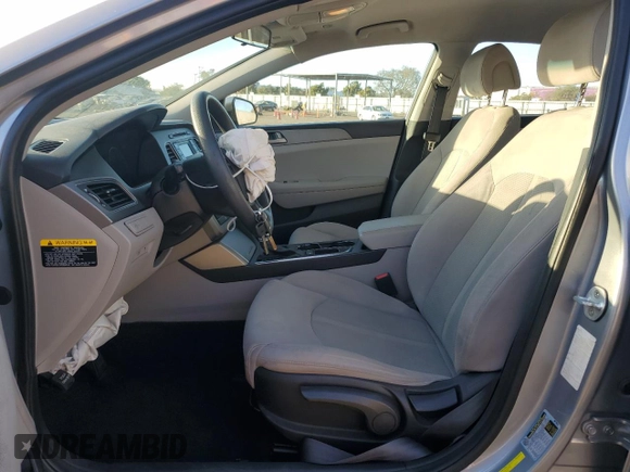 2017 Hyundai Sonata 2.4L with VIN 5NPE24AF7HH520821, listed as a Copart auction lot 43833435 with 107,450 mi miles and Salvage Title. Bid and sale history available at carsss.com. Image 7.