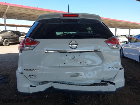 2016 Nissan Rogue S with VIN 5N1AT2MM5GC883358, listed as a IAAI auction lot 41671158 with 106,890 mi miles. Bid and sale history available at carsss.com. Image 6.