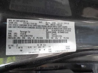 2016 Ford Focus S с VIN 1FADP3E26GL376838, выставлен на аукционе IAAI как лот 42383688 с пробегом 111 647 миль миль и . История ставок и продаж доступна на DreamBid. Изображение 9.