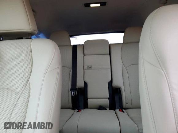 2022 Lexus RX 350L with VIN JTJHZKEA2N2027733, listed as a Copart auction lot 55650235 with 29,422 mi miles and Salvage title. Bid and sale history available at DreamBid. Image 10.