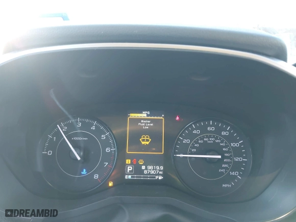 2019 Subaru Impreza Premium with VIN 4S3GKAD66K3623489, listed as a IAAI auction lot 41236407 with 87,907 mi miles. Bid and sale history available at carsss.com. Image 7.