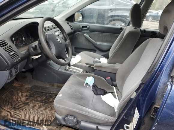 2004 Honda Civic LX z VIN 2HGES16624H905165, wystawiony jako Copart lot #55463775 z przebiegiem Nie podano mil oraz Czysty tytuł • Clean title. Historia ofert i sprzedaży dostępna na DreamBid. Obrazek 7.