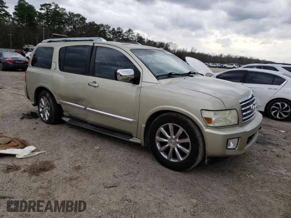 2009 Infiniti QX56 with VIN 5N3AA08D19N901258, listed as a Copart auction lot 42328464 with 226,720 mi miles and Salvage Title. Bid and sale history available at carsss.com. Image 4.