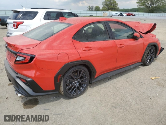 2023 Subaru WRX Premium z VIN JF1VBAF64P9815296, wystawiony jako Copart lot #56977025 z przebiegiem 35 231 mil mil oraz Szkoda całkowita • Salvage title. Historia ofert i sprzedaży dostępna na DreamBid. Obrazek 3.
