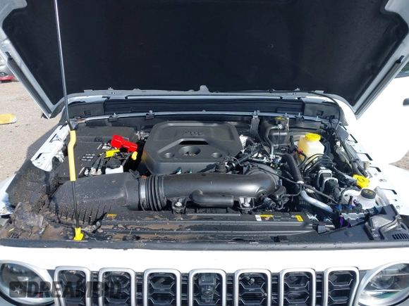 2025 Jeep Wrangler Sahara with VIN 1C4PJXEN9SW517502, listed as a IAAI auction lot 41568926 with 400 mi miles and . Bid and sale history available at DreamBid. Image 10.