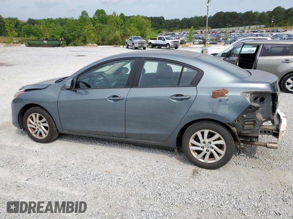 2012 Mazda 3 i Touring with VIN JM1BL1V71C1694546, listed as a Copart auction lot 55103025 with 148,810 mi miles and Salvage title. Bid and sale history available at DreamBid. Image 2.