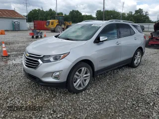 2019 Chevrolet Equinox Premier with VIN 2GNAXYEX1K6257643, listed as a Copart auction lot 58970385 with 94,587 mi miles and Salvage title. Bid and sale history available at DreamBid. Image 1.