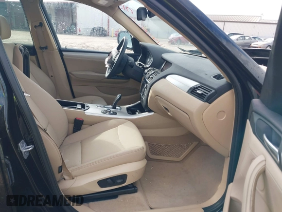 2014 BMW X3 xDrive28i with VIN 5UXWX9C50E0D24494, listed as a IAAI auction lot 41947605 with Not Provided miles and . Bid and sale history available at DreamBid. Image 5.