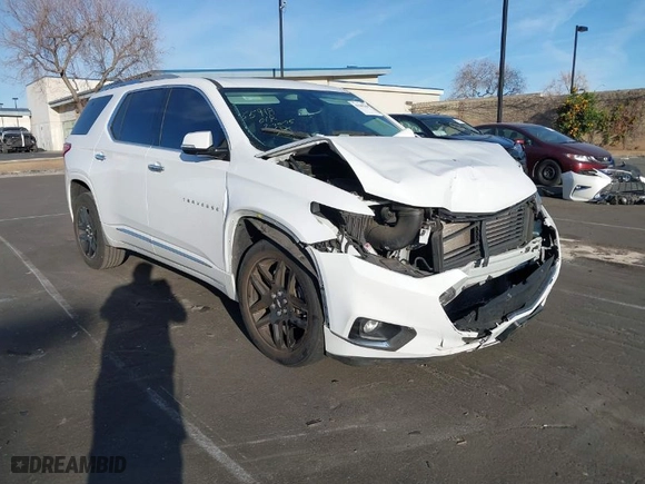 2018 Chevrolet Traverse Premier with VIN 1GNERKKW2JJ226309, listed as a IAAI auction lot 41680150 with 56,245 mi miles. Bid and sale history available at carsss.com. Image 1.