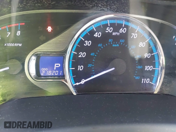 2012 Toyota Sienna XLE AAS with VIN 5TDYK3DC5CS268322, listed as a IAAI auction lot 41515422 with 218,201 mi miles and . Bid and sale history available at DreamBid. Image 15.