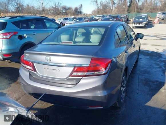 2014 Honda Civic Sedan EX with VIN 2HGFB2F84EH542574, listed as a IAAI auction lot 41427697 with 144,979 mi miles. Bid and sale history available at carsss.com. Image 16.