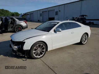 2014 Audi A5 Premium Plus with VIN WAULFAFR4EA011718, listed as a Copart auction lot 61240465 with 202,887 mi miles and Salvage title. Bid and sale history available at DreamBid. Image 1.
