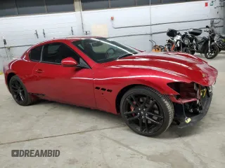 2018 Maserati GranTurismo Sport with VIN ZAM45VLA5J0254000, listed as a Copart auction lot 46976645 with 20,180 mi miles and Salvage Title. Bid and sale history available at carsss.com. Image 4.