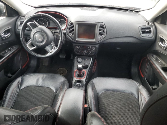 2020 Jeep Compass Trailhawk with VIN 3C4NJDDB5LT122219, listed as a Copart auction lot 47773725 with 165,376 mi miles and Salvage Title. Bid and sale history available at carsss.com. Image 8.