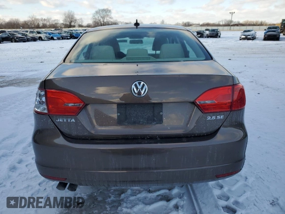 2011 Volkswagen Jetta Sedan SE with VIN 3VWDX7AJXBM339004, listed as a Copart auction lot 86895374 with 146,953 mi miles and Salvage Title. Bid and sale history available at carsss.com. Image 6.
