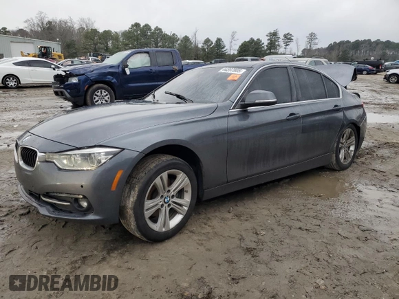 2018 BMW 3 Series 330i with VIN WBA8B9G50JNU99595, listed as a Copart auction lot 44597805 with Not provided miles and Salvage title. Bid and sale history available at DreamBid. Image 1.