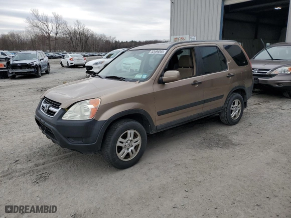 2004 Honda CR-V EX with VIN SHSRD78844U226802, listed as a Copart auction lot 52696085 with 225,276 mi miles and Salvage Title. Bid and sale history available at carsss.com. Image 1.
