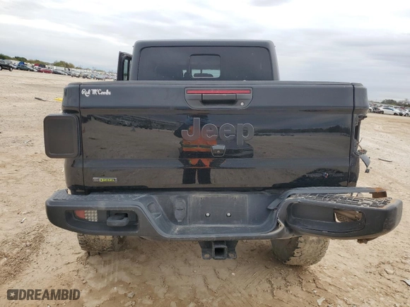 2021 Jeep Gladiator Texas Trail with VIN 1C6JJTAM6ML612705, listed as a Copart auction lot 83910614 with 0 mi miles and Salvage Title. Bid and sale history available at carsss.com. Image 6.