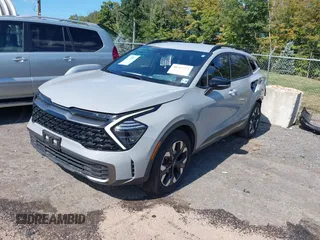 2024 Kia Sportage X-Line with VIN 5XYK6CDF3RG140610, listed as a IAAI auction lot 40261754 with 22,733 mi miles and . Bid and sale history available at carsss.com. Image 2.