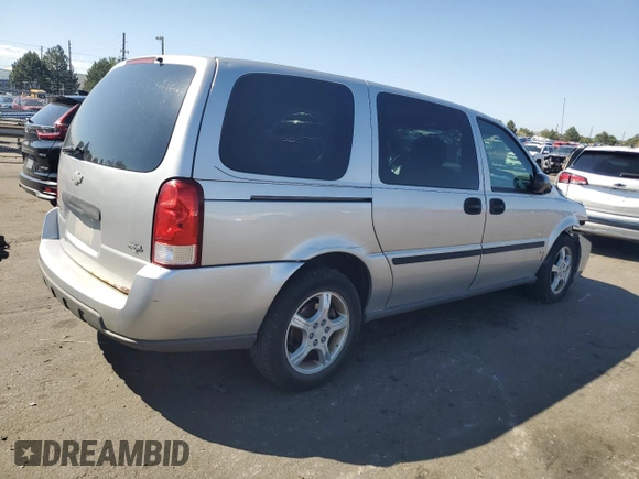 2007 Chevrolet Uplander LS Fleet with VIN 1GNDV23177D117409, listed as a Copart auction lot 69240304 with 167,972 mi miles and Salvage Title. Bid and sale history available at carsss.com. Image 3.