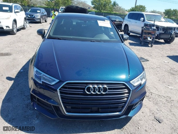 2017 Audi A3 Sedan Premium Plus with VIN WAUJ8GFFXH1025993, listed as a IAAI auction lot 41700999 with NaN miles. Bid and sale history available at carsss.com. Image 12.