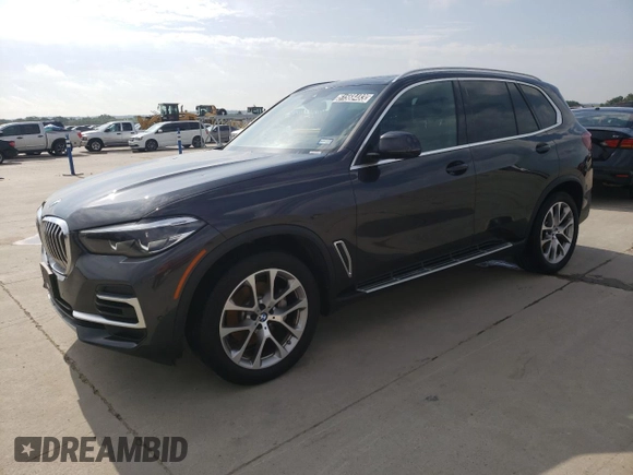 2023 BMW X5 xDrive40i with VIN 5UXCR6C05P9N44807, listed as a Copart auction lot 51568483 with 22,735 mi miles and . Bid and sale history available at DreamBid. Image 1.