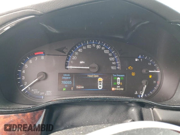 2016 Cadillac CTS RWD with VIN 1G6AP5SX2G0197905, listed as a Copart auction lot 44547575 with 78,695 mi miles and Salvage title. Bid and sale history available at DreamBid. Image 9.